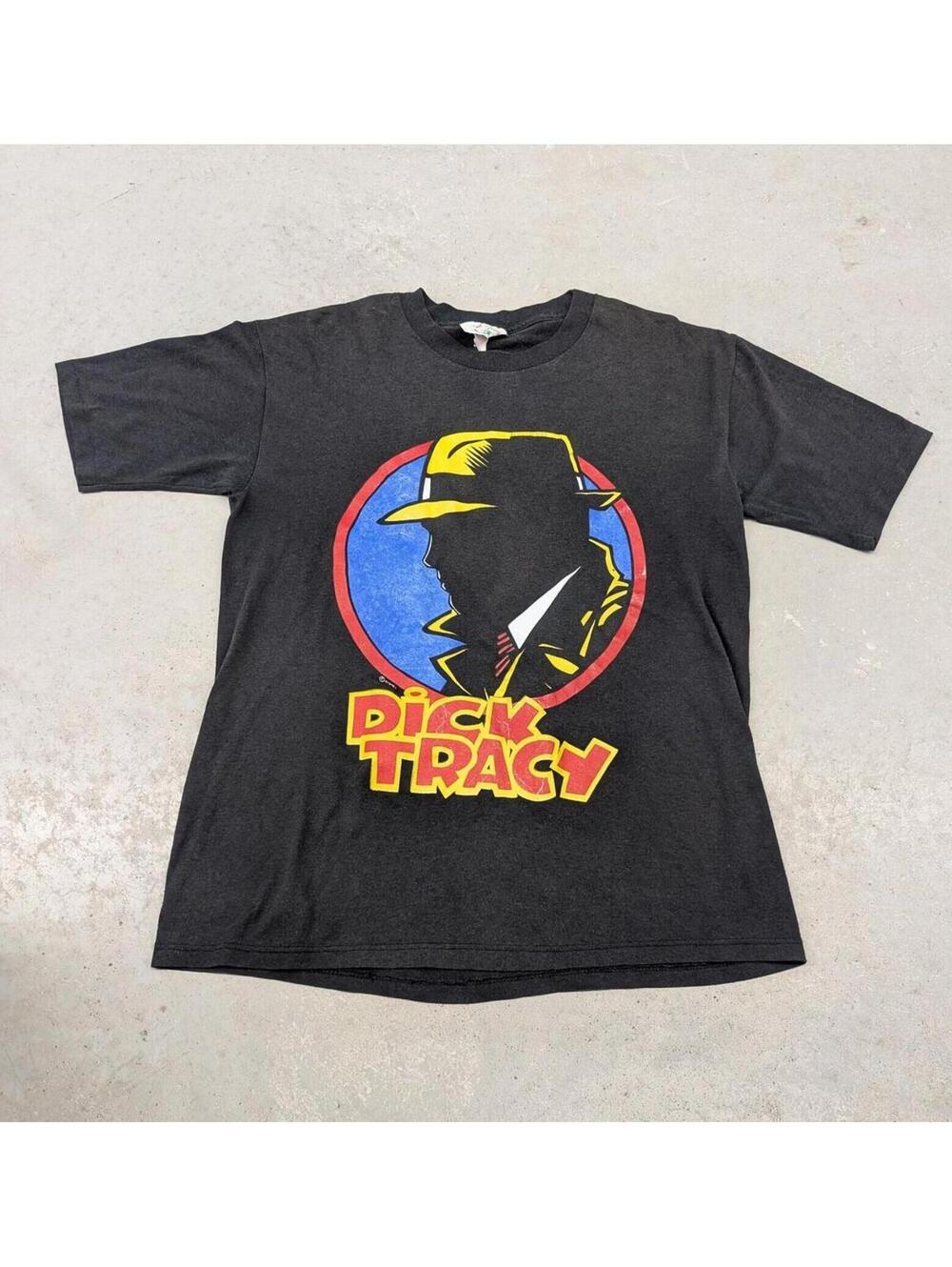 Vintage 80s Dick Tracy TV Show Promo T-shirt